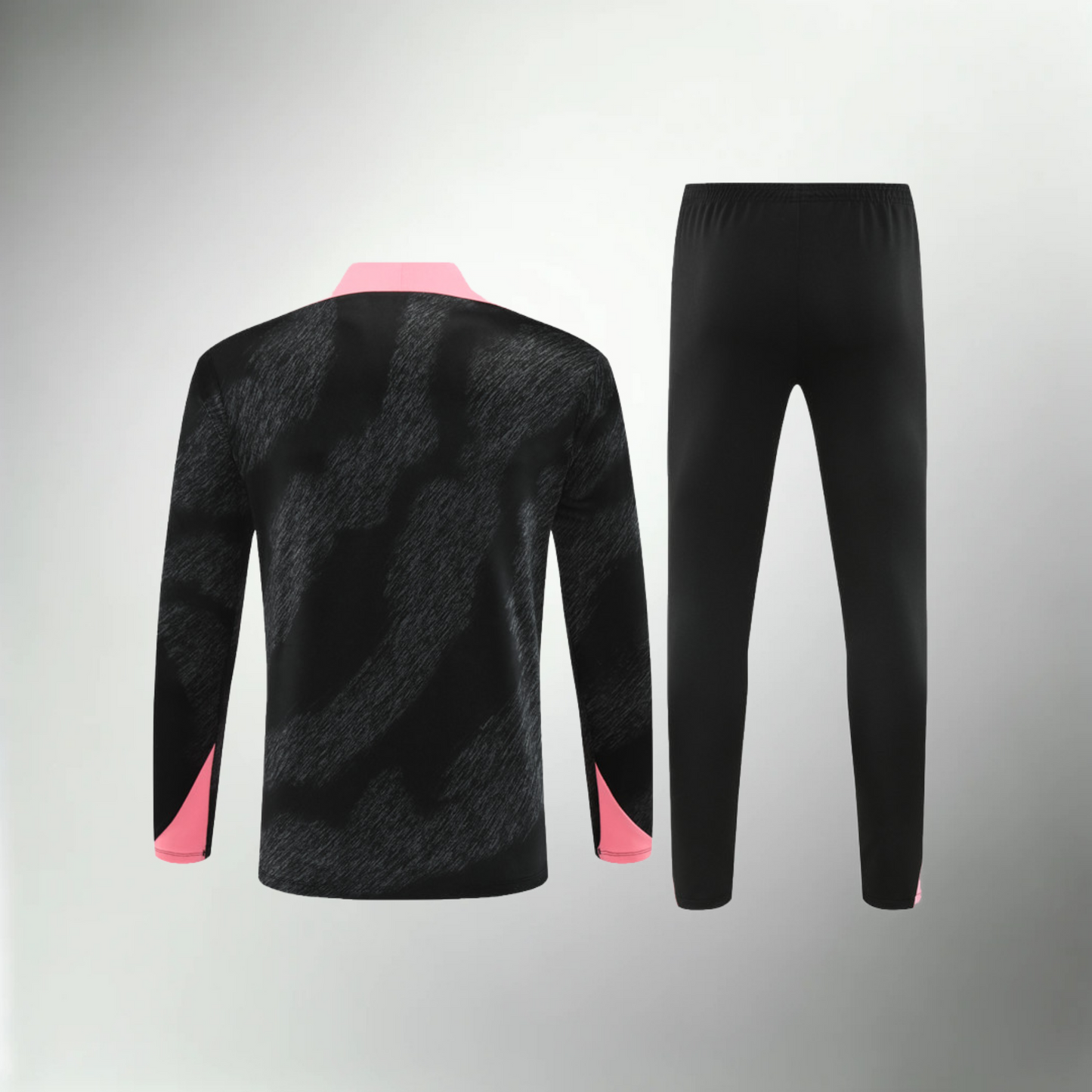 Paris Saint-Germain Black and Pink Tracksuit
