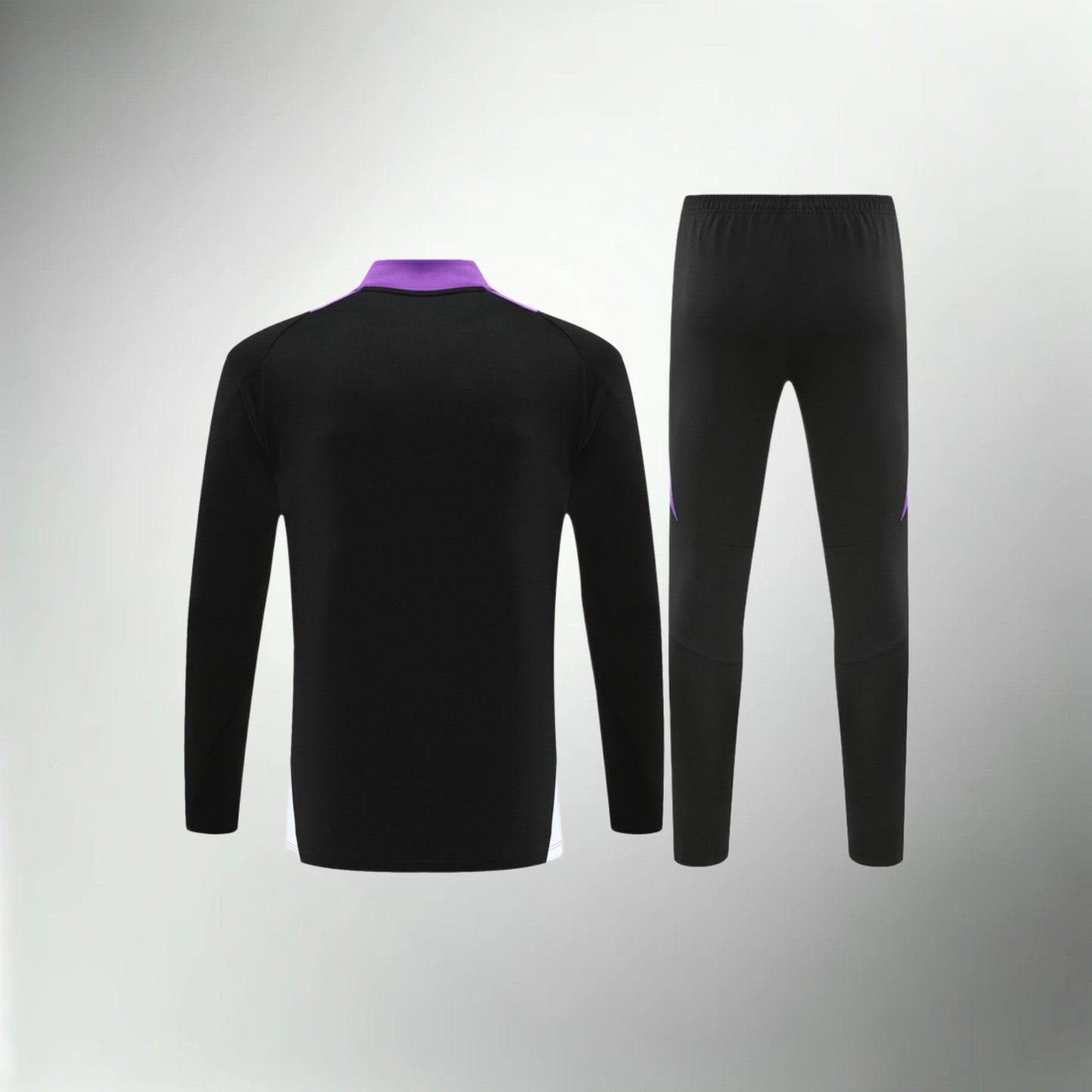 Real Madrid Black And Purple Tracksuit