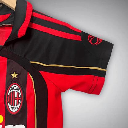 06/07 AC Milan Home Kids Size Kit