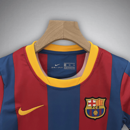 10/11 FC Barcelona Home Kids Size Kit