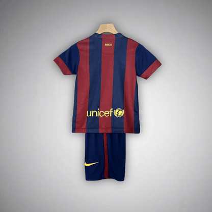 14/15 FC Barcelona Home Kids Size Kit