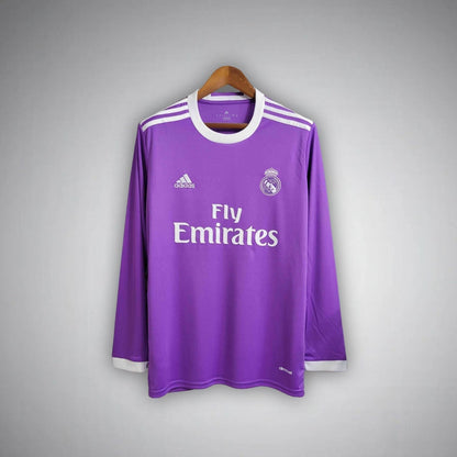 16/17 Real Madrid Away Long Sleeve Kit