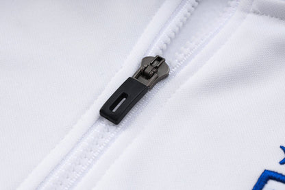 2024 Italy Blue and White Premium Tracksuit