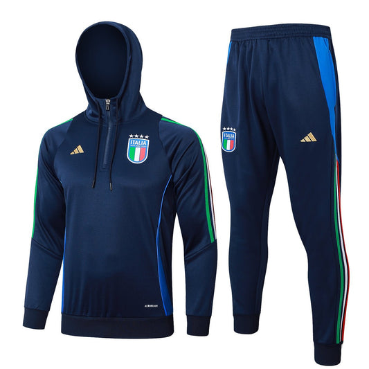 2024 Italy Dark Blue Premium Tracksuit