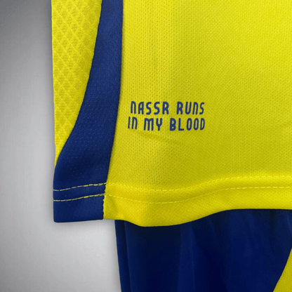 24/25 Al-Nassr Home Kids Size Kit