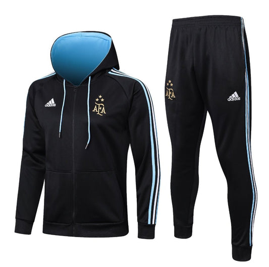 Argentina Black and Blue Premium Tracksuit