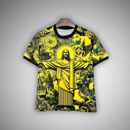 24/25 Brazil "Jesus" Premium Yellow Kit