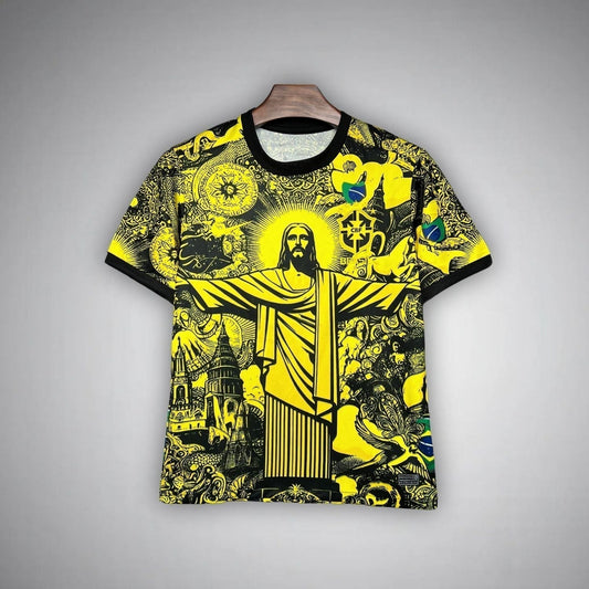 24/25 Brazil "Jesus" Premium Yellow Kit
