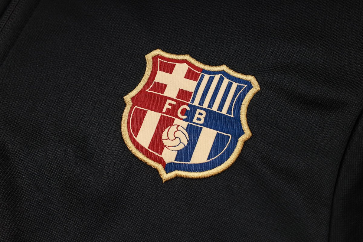 FC Barcelona Black Premium Tracksuit