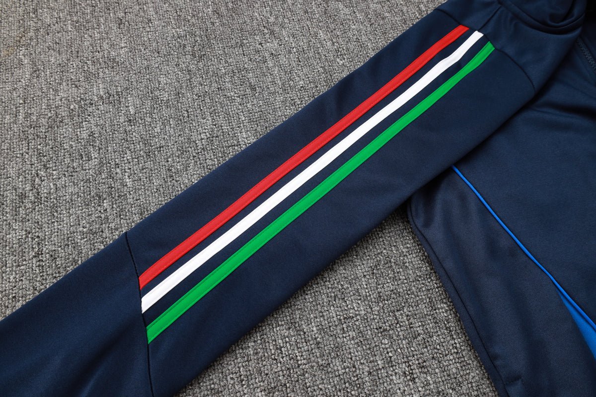 Juventus Turquoise and Dark Blue Premium Tracksuit