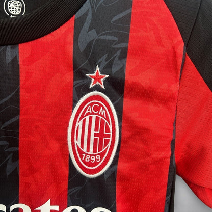 25/26 AC Milan Home Kids Size Kit