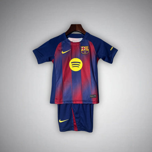 25/26 FC Barcelona Home Kids Size Kit
