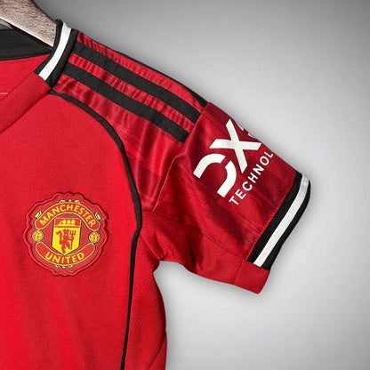25/26 Manchester United Home Kids Size Kit