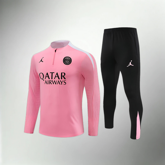 Paris Saint-Germain Half Pink Tracksuit
