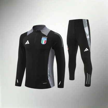 Italy Black and Gray Tracksuit