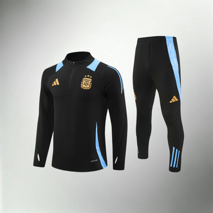 Argentina Black and Light Blue Tracksuit