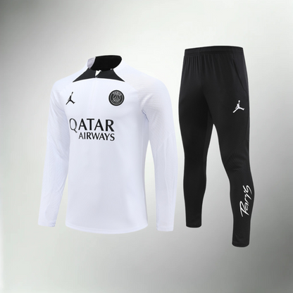 Paris Saint-Germain Black and White Tracksuit