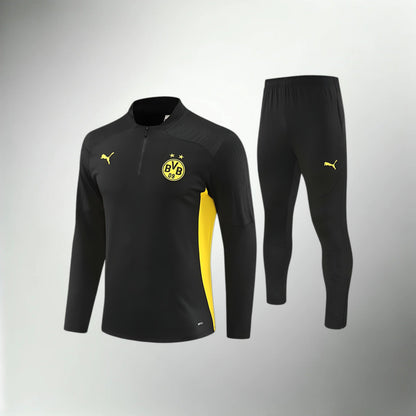 Borussia Dortmund Black and Yellow Tracksuit