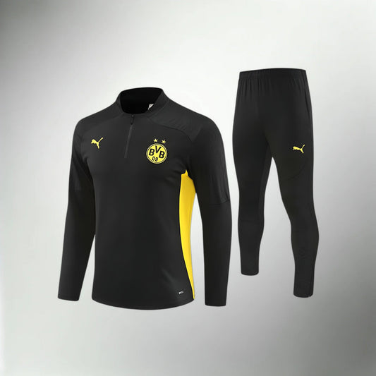 Borussia Dortmund Black and Yellow Tracksuit