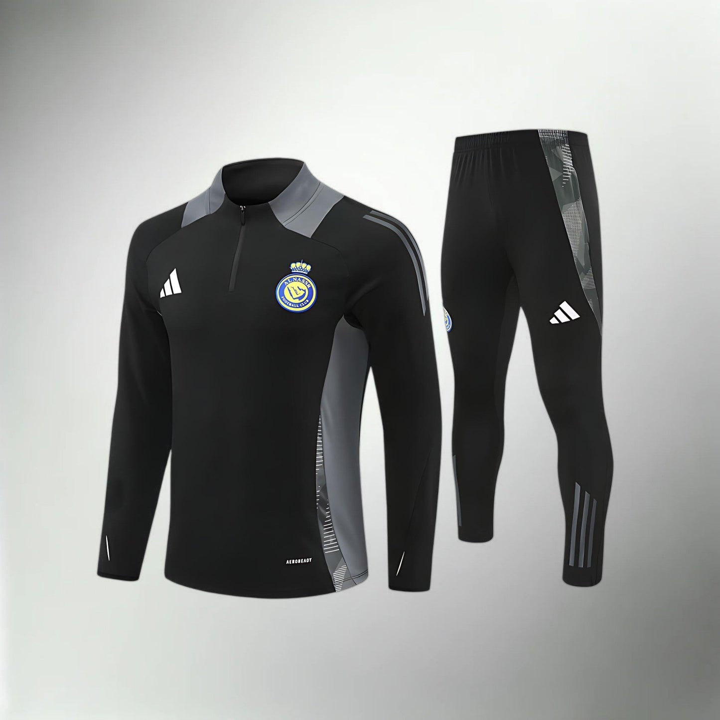 Al Nassar Black and Gray Tracksuit