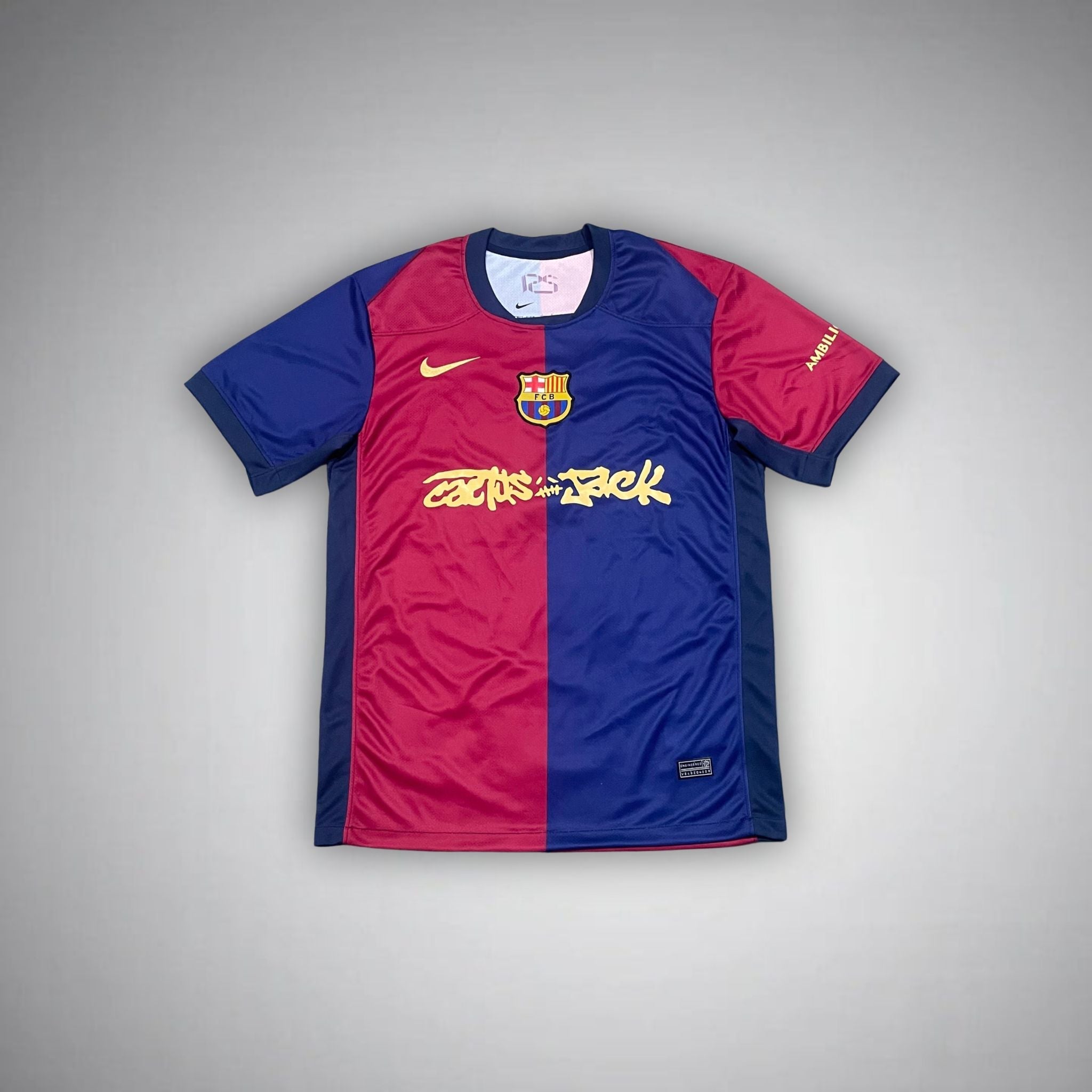 FC Barcelona Cactus Jack シャツL F.C. Barcelona 2024/25 Stadium Away x CACTUS JACK 'Men's