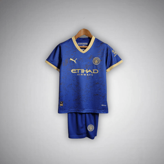 Manchester City "Navy Fusion" Premium Kids Size Kit