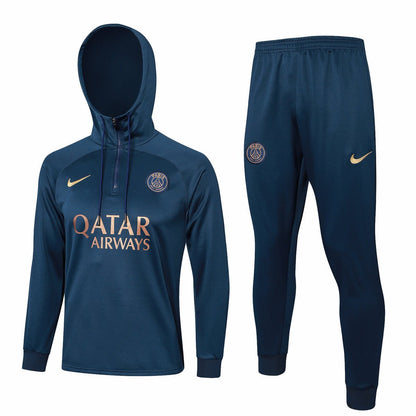 PSG Dark Blue and Gold Premium Tracksuit