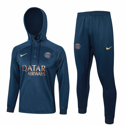 PSG Dark Blue and Gold Premium Tracksuit