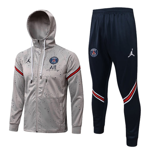 PSG Dark Gray and Blue Premium Tracksuit