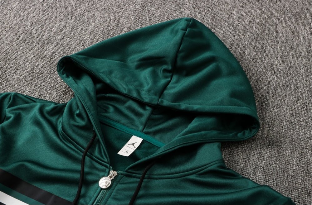 PSG Dark Green and White Premium Tracksuit
