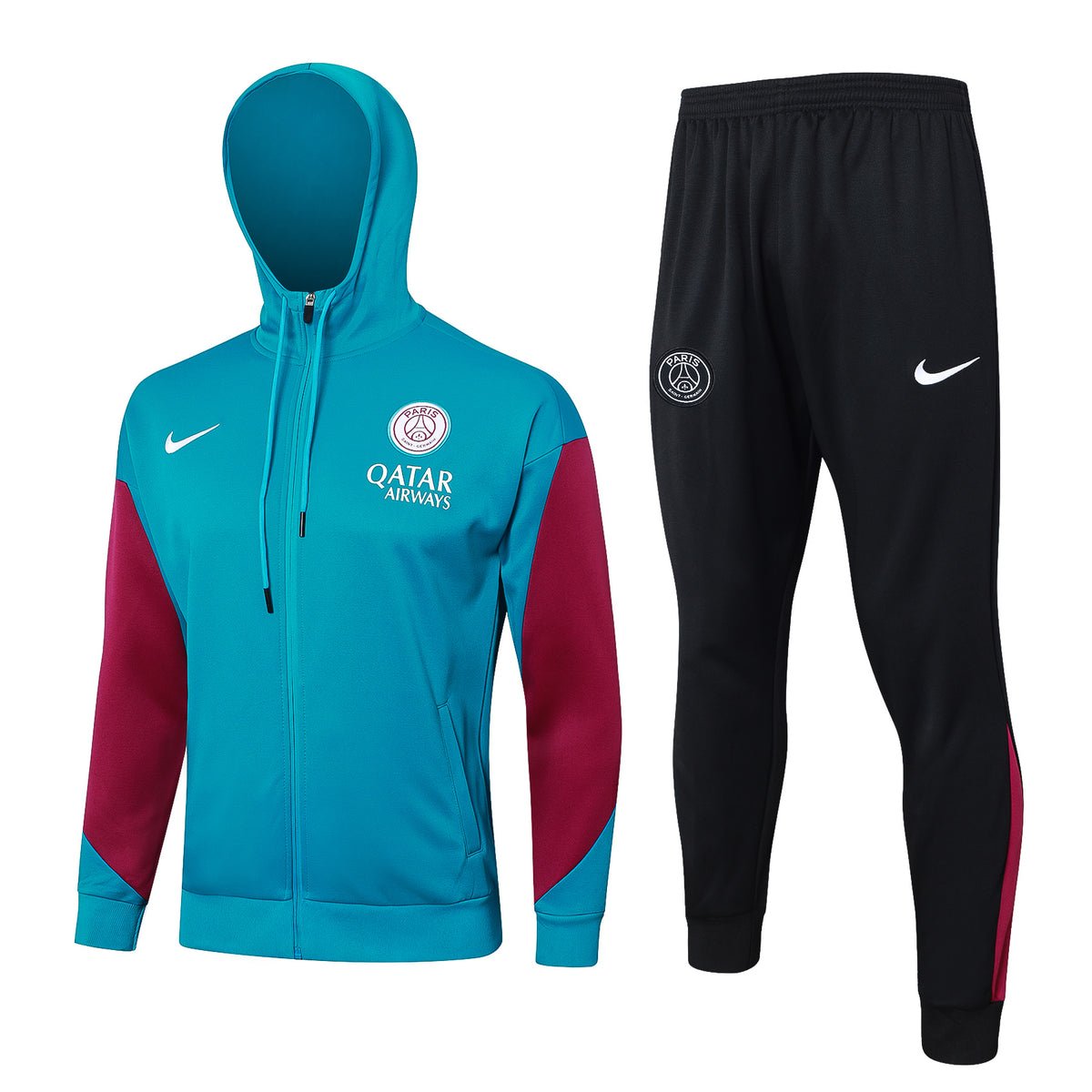 PSG Turquoise and Pink Premium Tracksuit